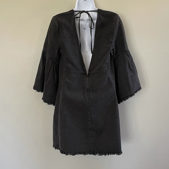 Free People Reckless Life Denim Dress NWT - Picture 8 of 9